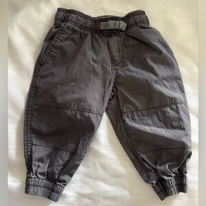 Carters Kids Elastic Waist Charcoal Gray Jogger Pants size 9mths
